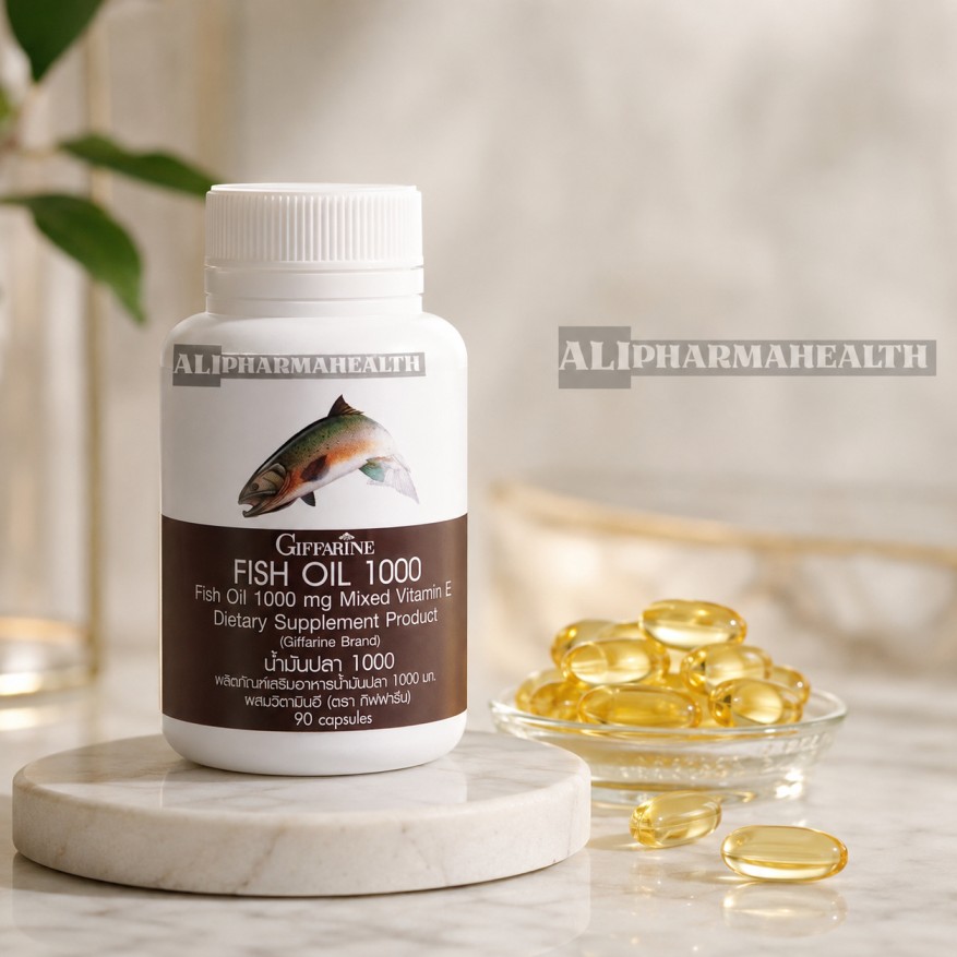 Fish Oil 1000 mg provides a convenient source of fish oil in 90 easy-to-use capsules. A dietary supplement suitable for daily nutritional support.